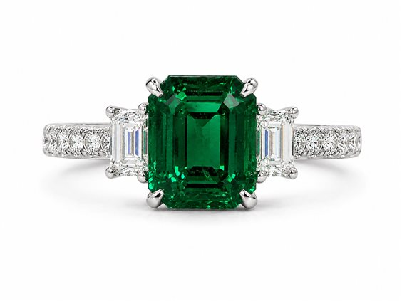 Anillo Crivelli Mujer in Oro blanco Smeraldo 2.38 Ct 327-3698 - 327-3698